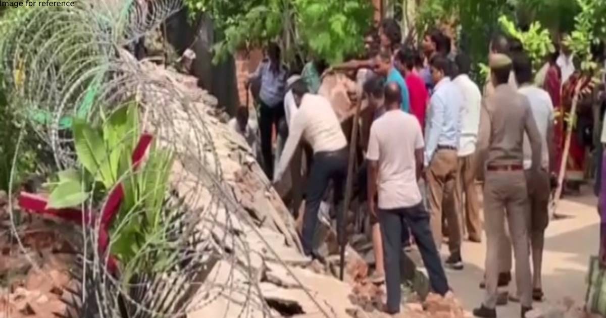 Wall collapses in Noida, several persons feared trapped